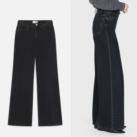 Frame easy wide flare jeans Inkwell 24 - Picture 5 of 16